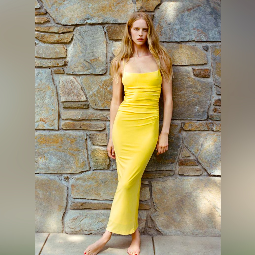 Beautiful Yellow Zara Dress
